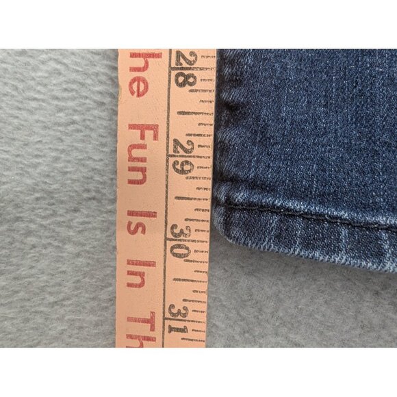 Cremieux Jeans Mens 40x30 Blue Slim Fit Stretch Denim Classic Straight Leg Pants - Picture 7 of 13